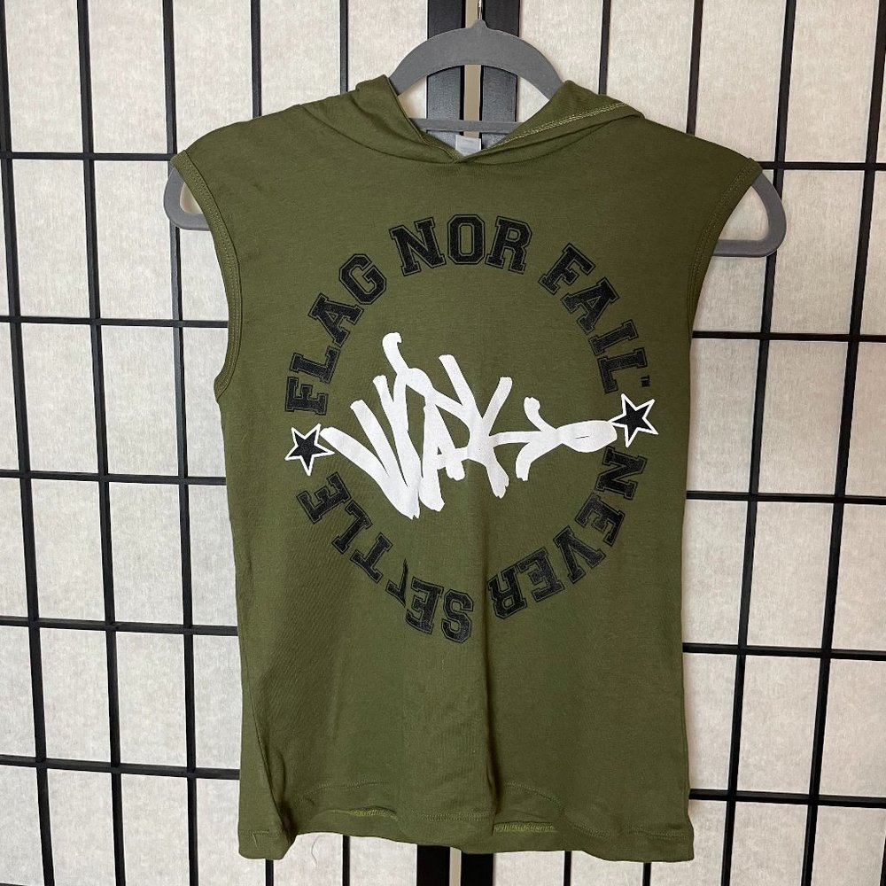 Flag Nor Fail Hooded Muscle Shirt (L)
